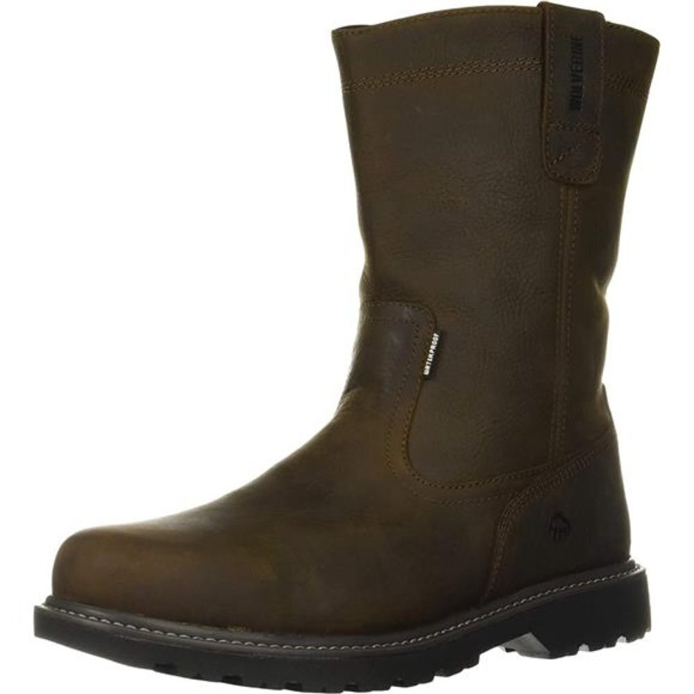 Waterproof Steel-Toe Wellington Boot 10" Men's